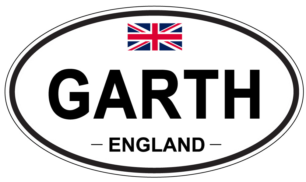 GARTH, England - Oval Magnet