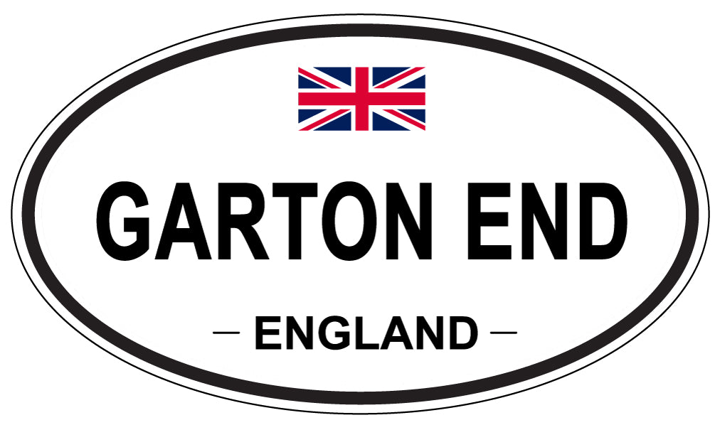 GARTON END, England - Oval Magnet