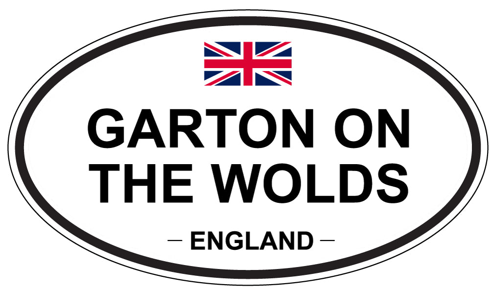 GARTON ON THE WOLDS, England - Oval Magnet