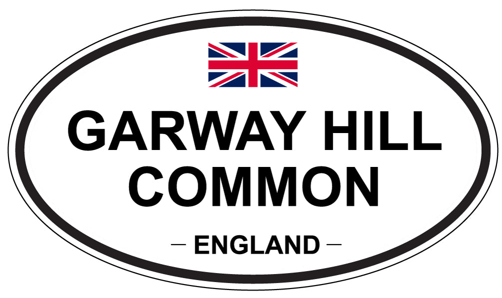 GARWAY HILL COMMON, England - Oval Magnet