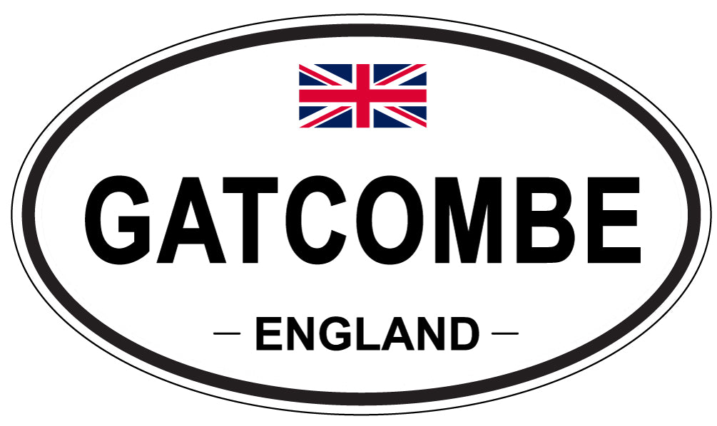 GATCOMBE, ENGLAND - Oval Sticker