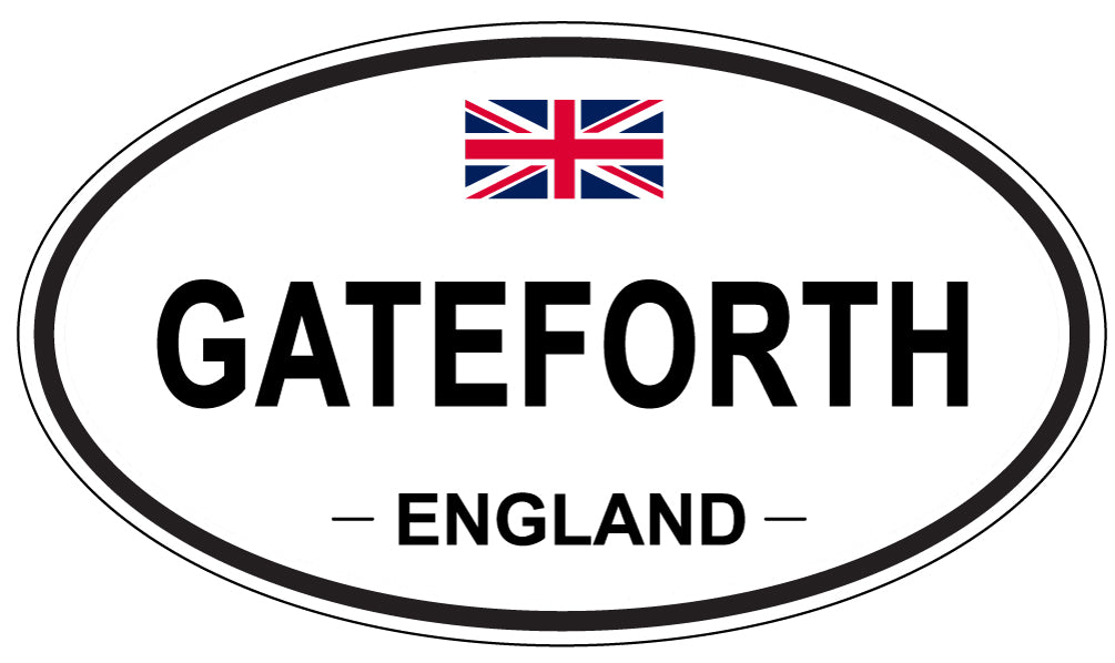 GATEFORTH, England - Oval Magnet