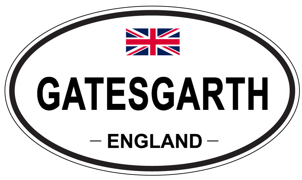 GATESGARTH, ENGLAND - Oval Sticker