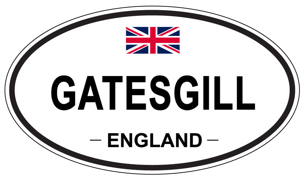 GATESGILL, England - Oval Magnet