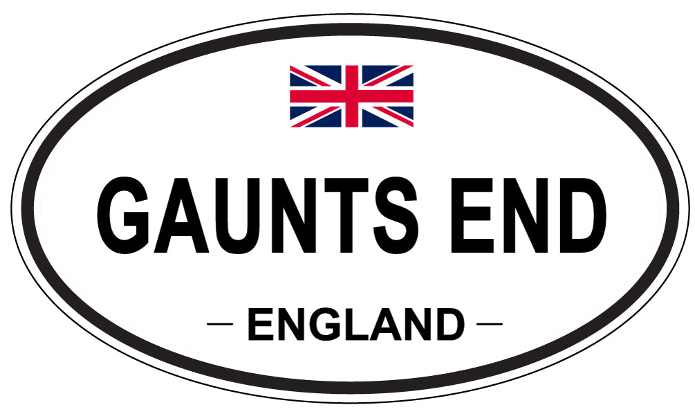 GAUNTS END, ENGLAND - Oval Sticker
