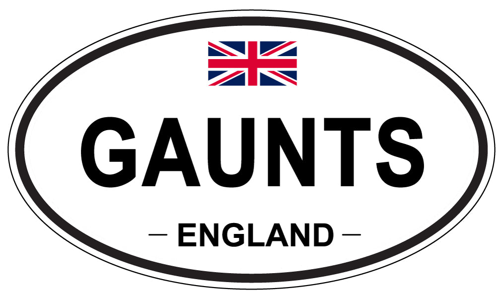 GAUNTS, England - Oval Magnet