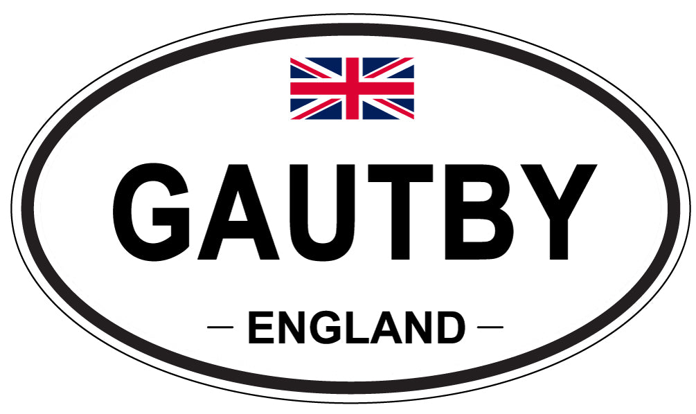 GAUTBY, England - Oval Magnet