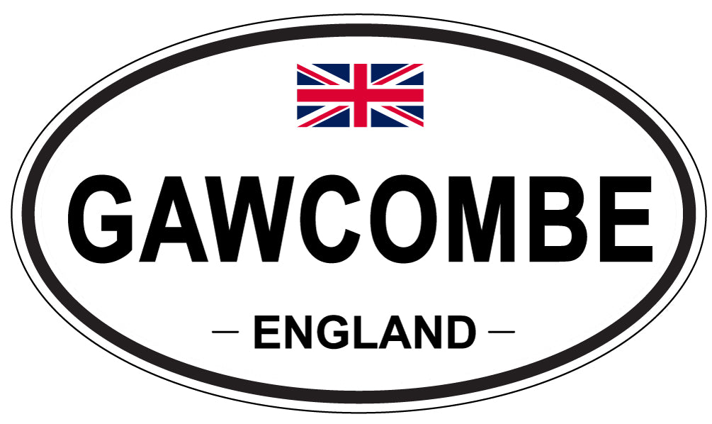 GAWCOMBE, ENGLAND - Oval Sticker