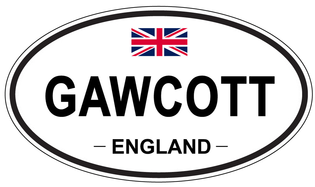 GAWCOTT, England - Oval Magnet