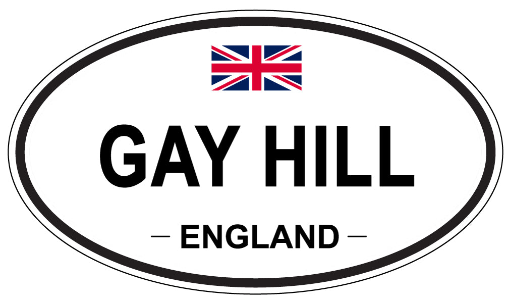 GAY HILL, England - Oval Magnet