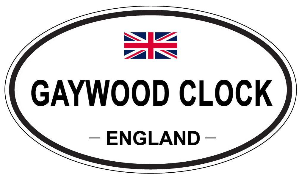 GAYWOOD CLOCK, England - Oval Magnet