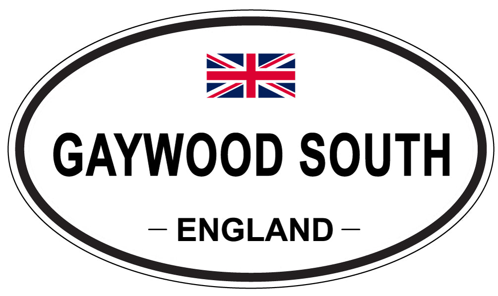GAYWOOD SOUTH, England - Oval Magnet