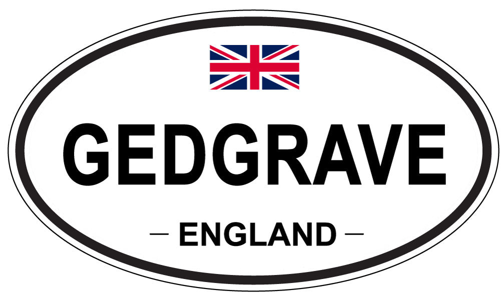 GEDGRAVE, England - Oval Magnet
