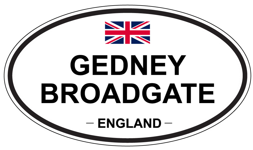 GEDNEY BROADGATE, England - Oval Magnet