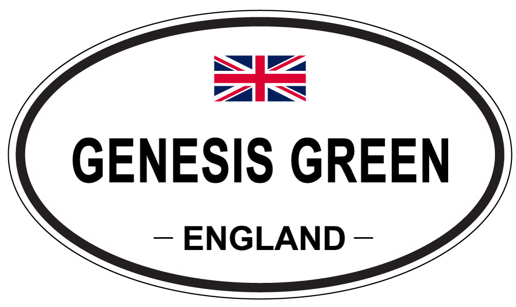 GENESIS GREEN, England - Oval Magnet
