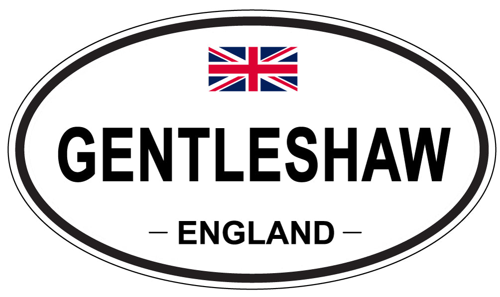 GENTLESHAW, England - Oval Magnet