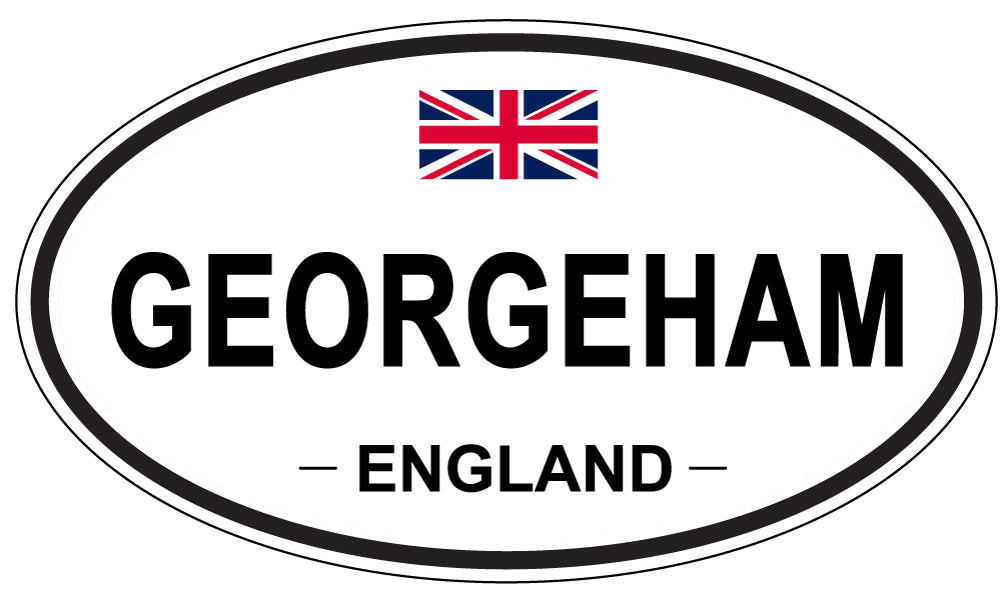 GEORGEHAM, England - Oval Magnet