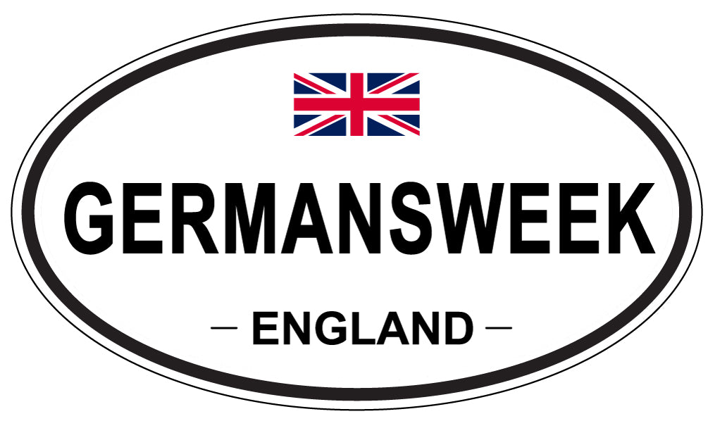 GERMANSWEEK, England - Oval Magnet