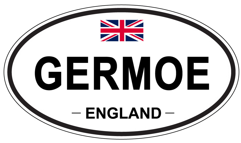 GERMOE, ENGLAND - Oval Sticker