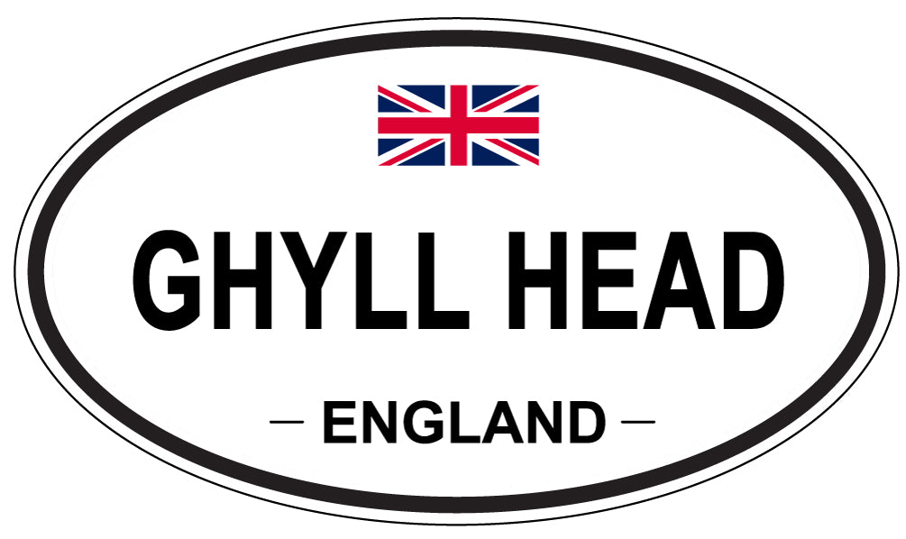 GHYLL HEAD, England - Oval Magnet