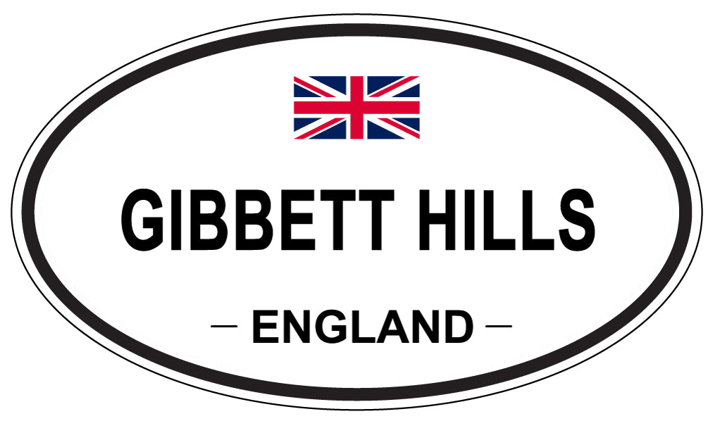 GIBBETT HILLS, England - Oval Magnet