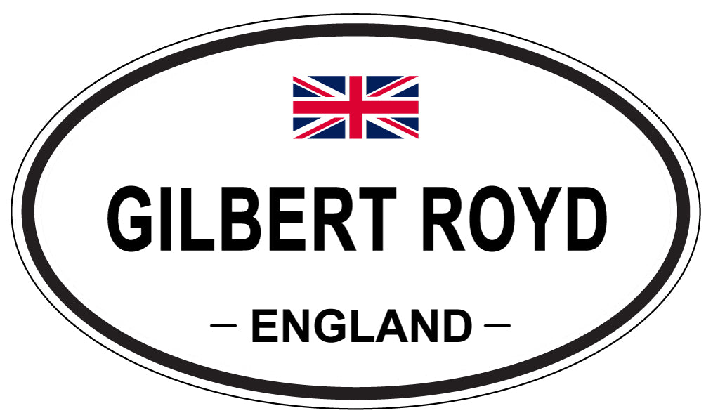 GILBERT ROYD, England - Oval Magnet