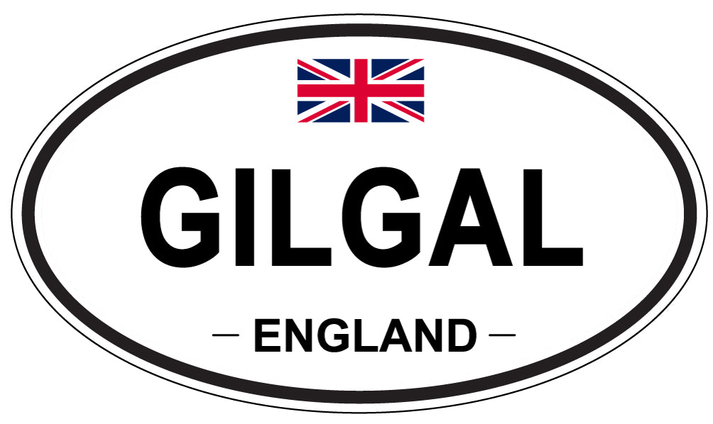 GILGAL, England - Oval Magnet