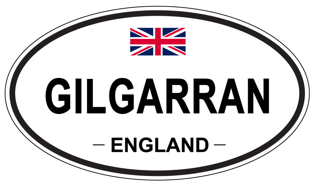 GILGARRAN, England - Oval Magnet