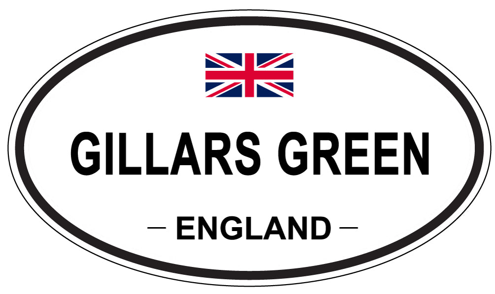 GILLARS GREEN, England - Oval Magnet