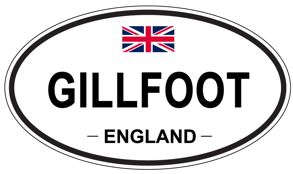 GILLFOOT, England - Oval Magnet