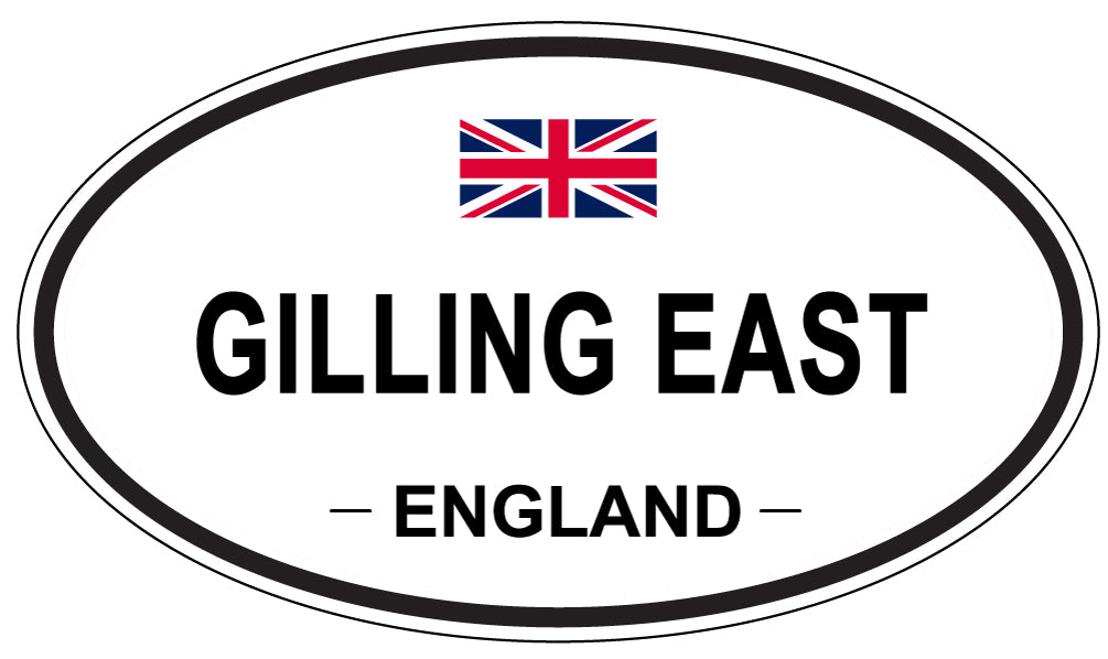 GILLING EAST, England - Oval Magnet