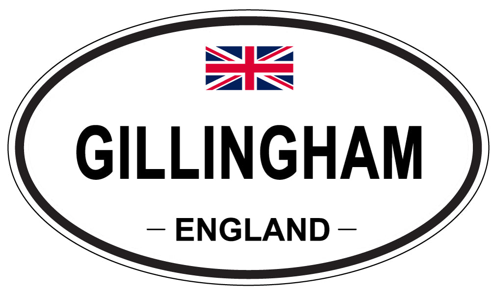 GILLINGHAM, England - Oval Magnet