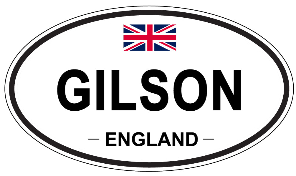 GILSON, England - Oval Magnet