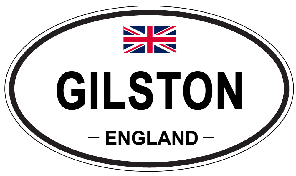 GILSTON, England - Oval Magnet