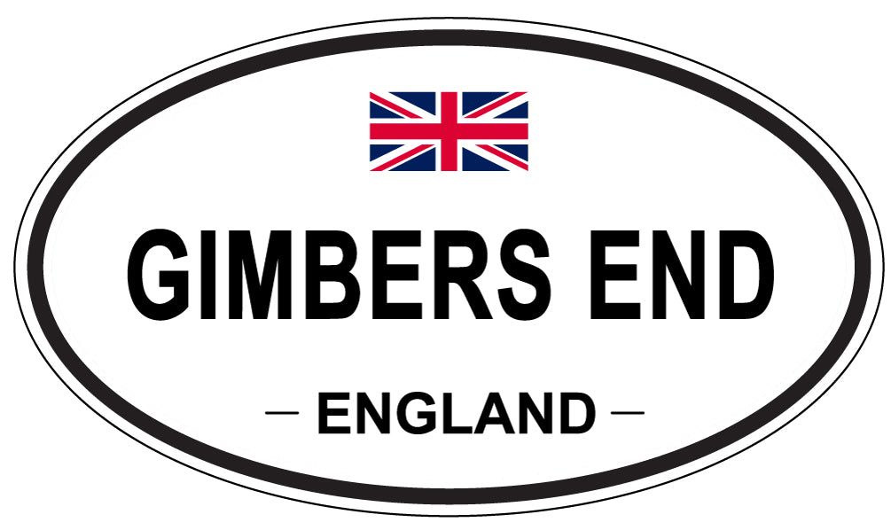 GIMBERS END, ENGLAND - Oval Sticker