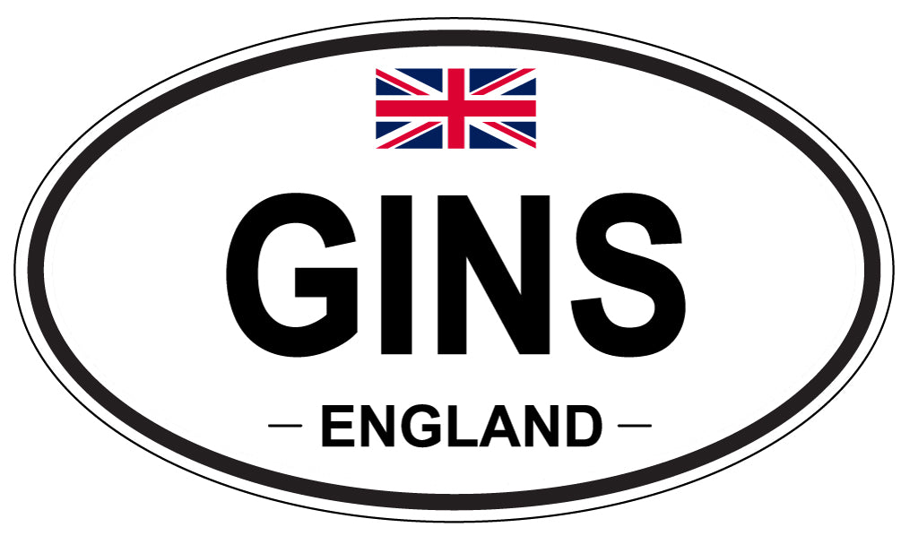 GINS, England - Oval Magnet