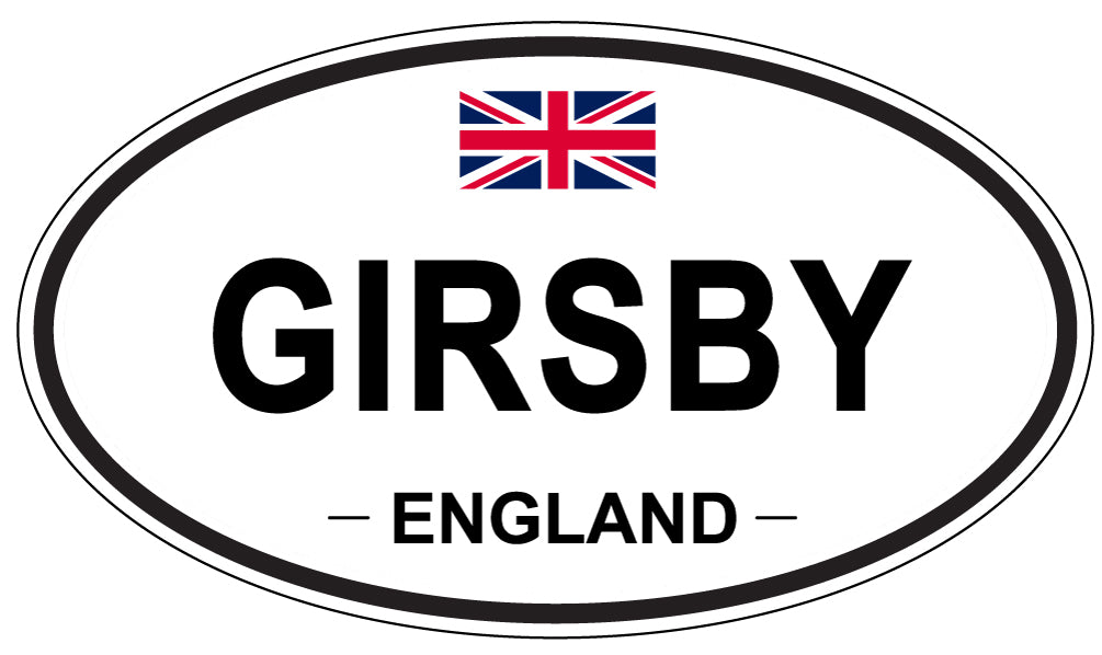 GIRSBY, England - Oval Magnet