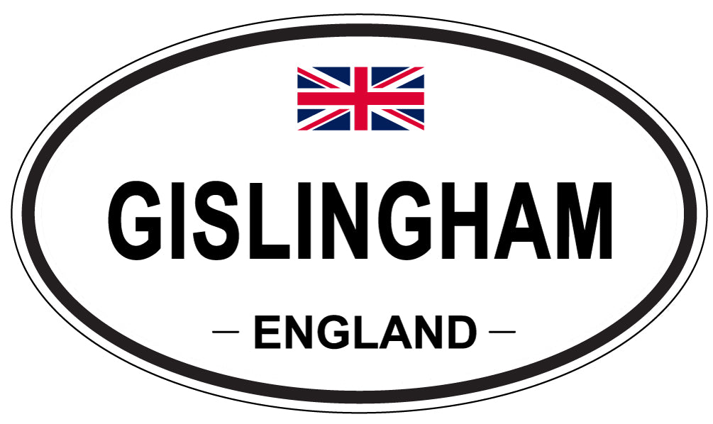 GISLINGHAM, England - Oval Magnet