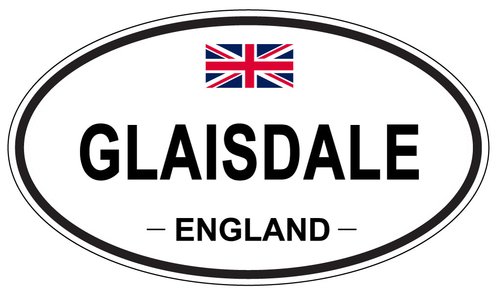 GLAISDALE, England - Oval Magnet