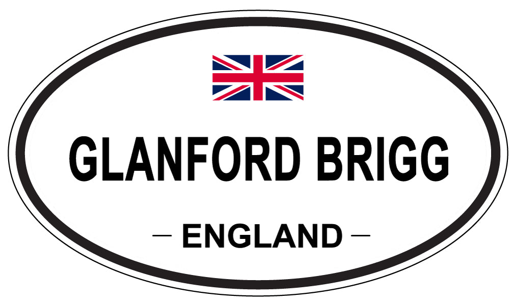 GLANFORD BRIGG, England - Oval Magnet