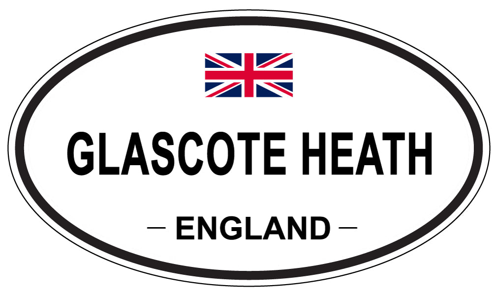 GLASCOTE HEATH, ENGLAND - Oval Sticker
