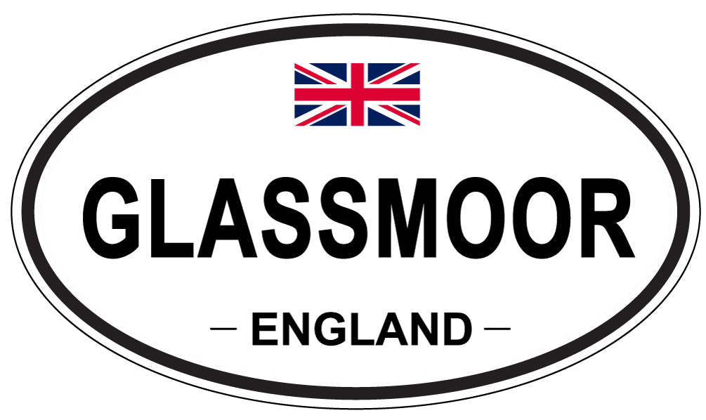 GLASSMOOR, England - Oval Magnet