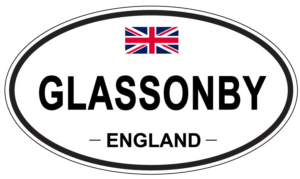 GLASSONBY, ENGLAND - Oval Sticker