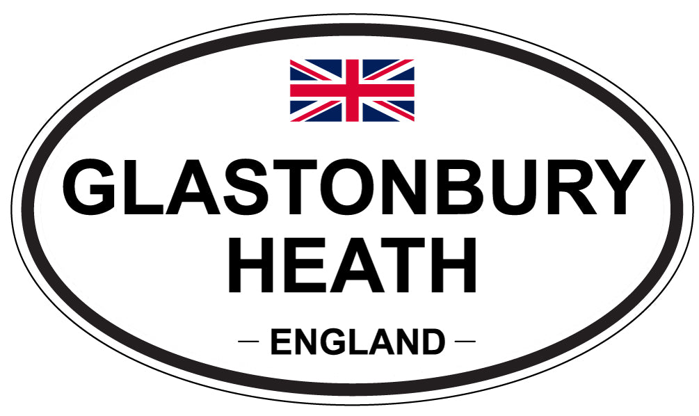 GLASTONBURY HEATH, ENGLAND - Oval Sticker