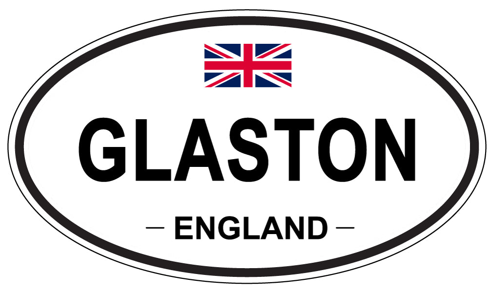GLASTON, England - Oval Magnet