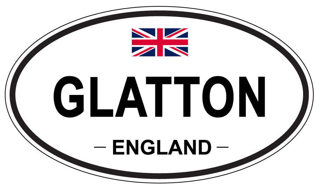 GLATTON, England - Oval Magnet