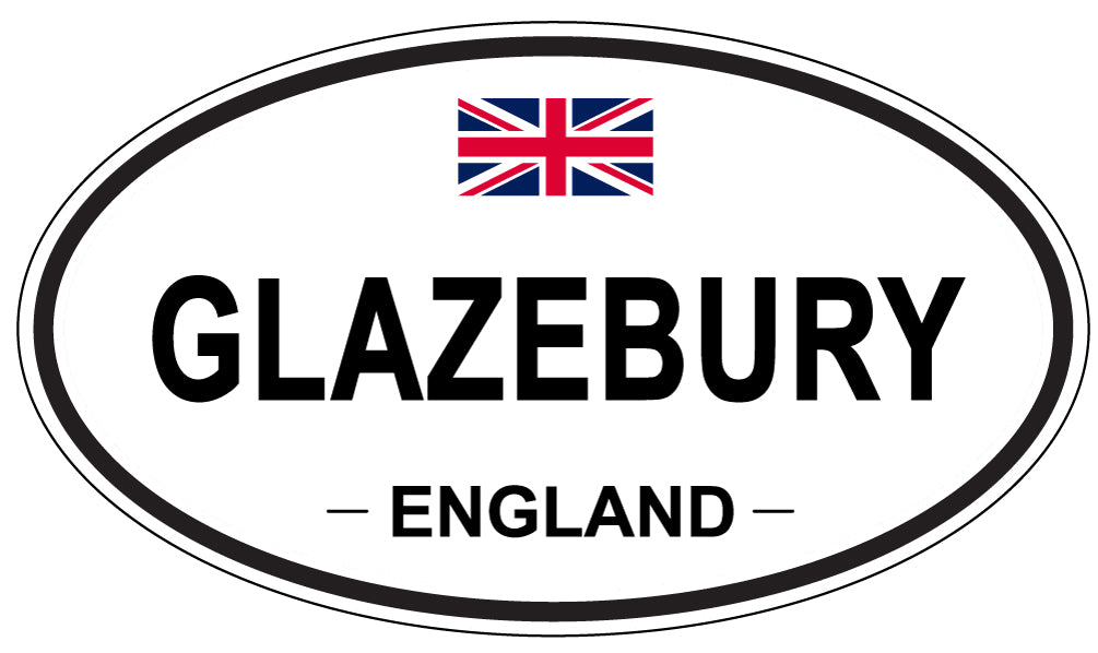 GLAZEBURY, England - Oval Magnet