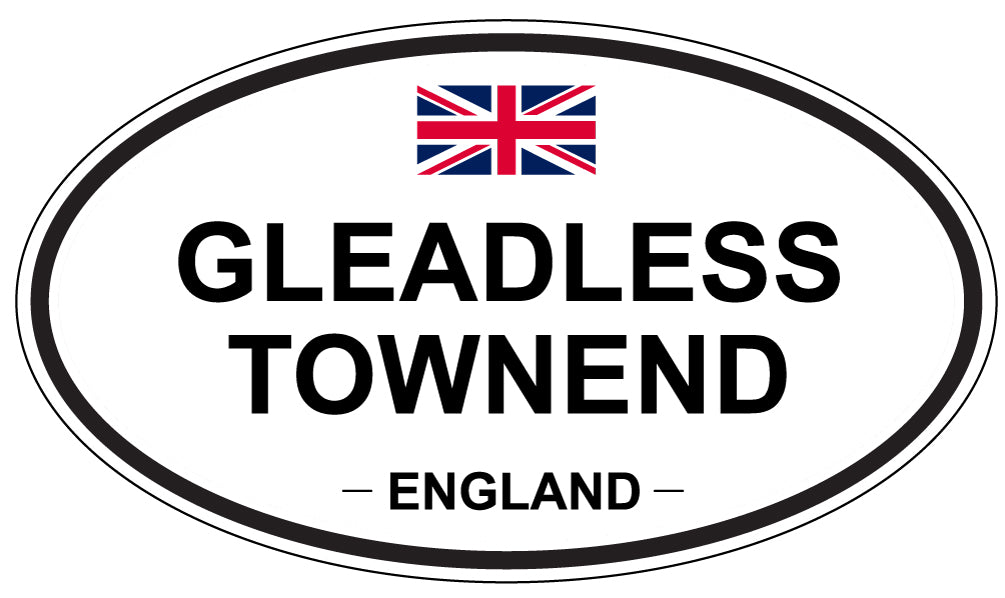 GLEADLESS TOWNEND, England - Oval Magnet