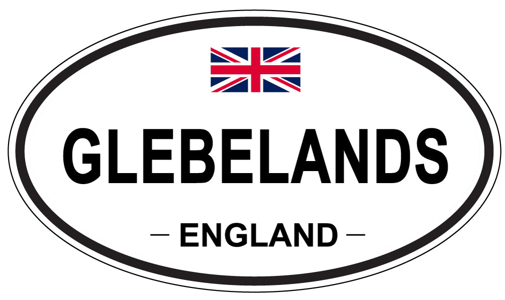 GLEBELANDS, England - Oval Magnet