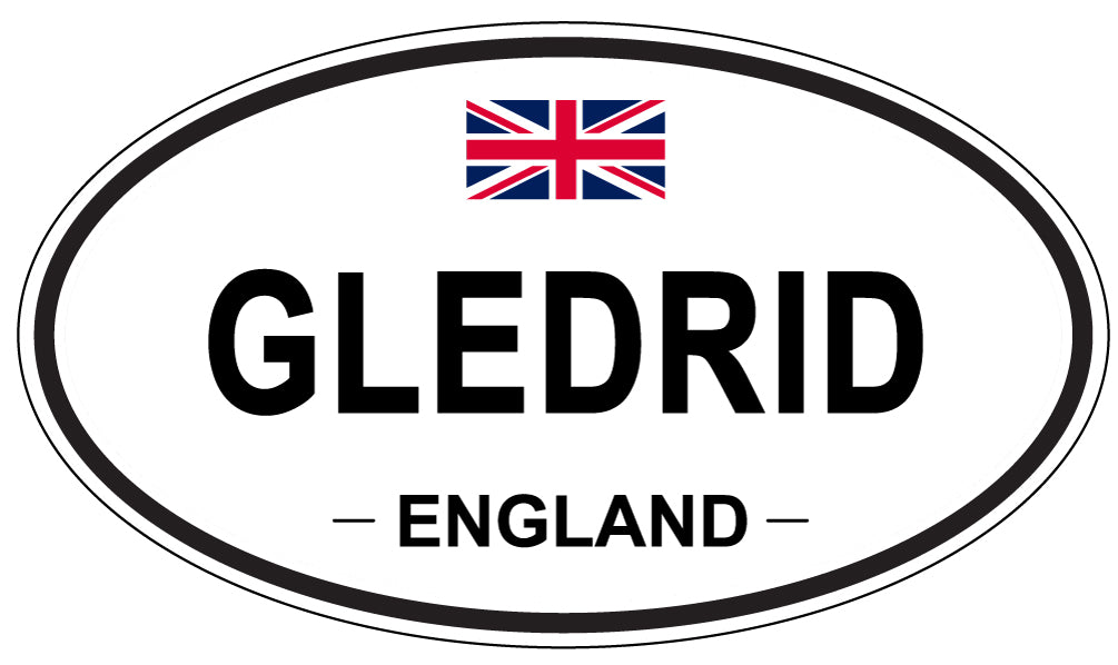 GLEDRID, England - Oval Magnet